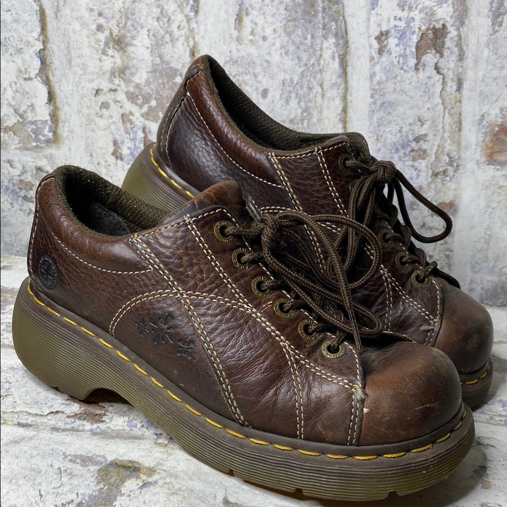 Dr Martens 12283 Women’s Rare Vintage Floral embossed Oxfords